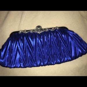 Blue Clutch Purse